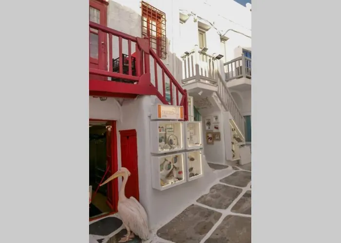 Traditional Myconian In The Heart Of Chora Lejlighed Mykonos Town